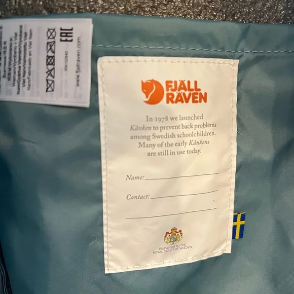 Kånken Blue Backpack - Picture 3 of 12